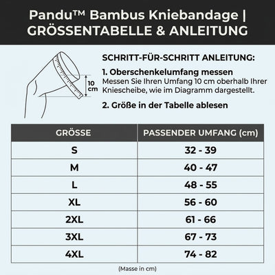 Pandu™ Bambus Kniebandage (1 Stück)