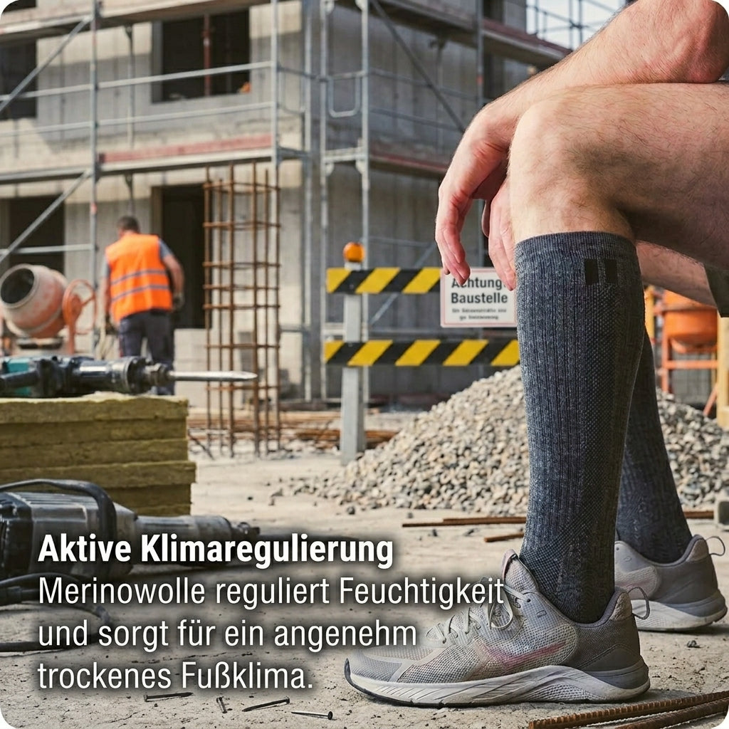 Performance Arbeitssocken aus Merinowolle
