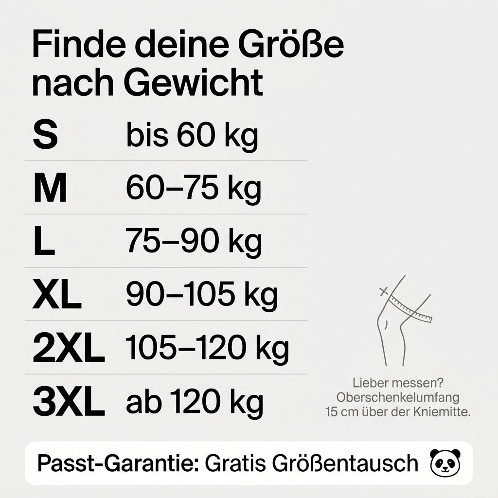 Pandu™ Bambus Kniebandage (2 Stück)