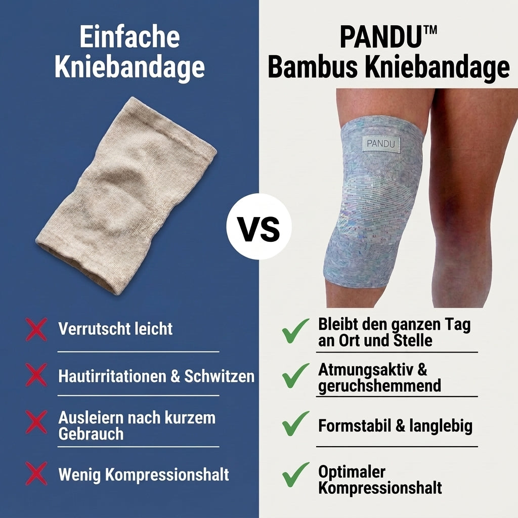 Pandu™ Bambus Kniebandage (1 Stück)