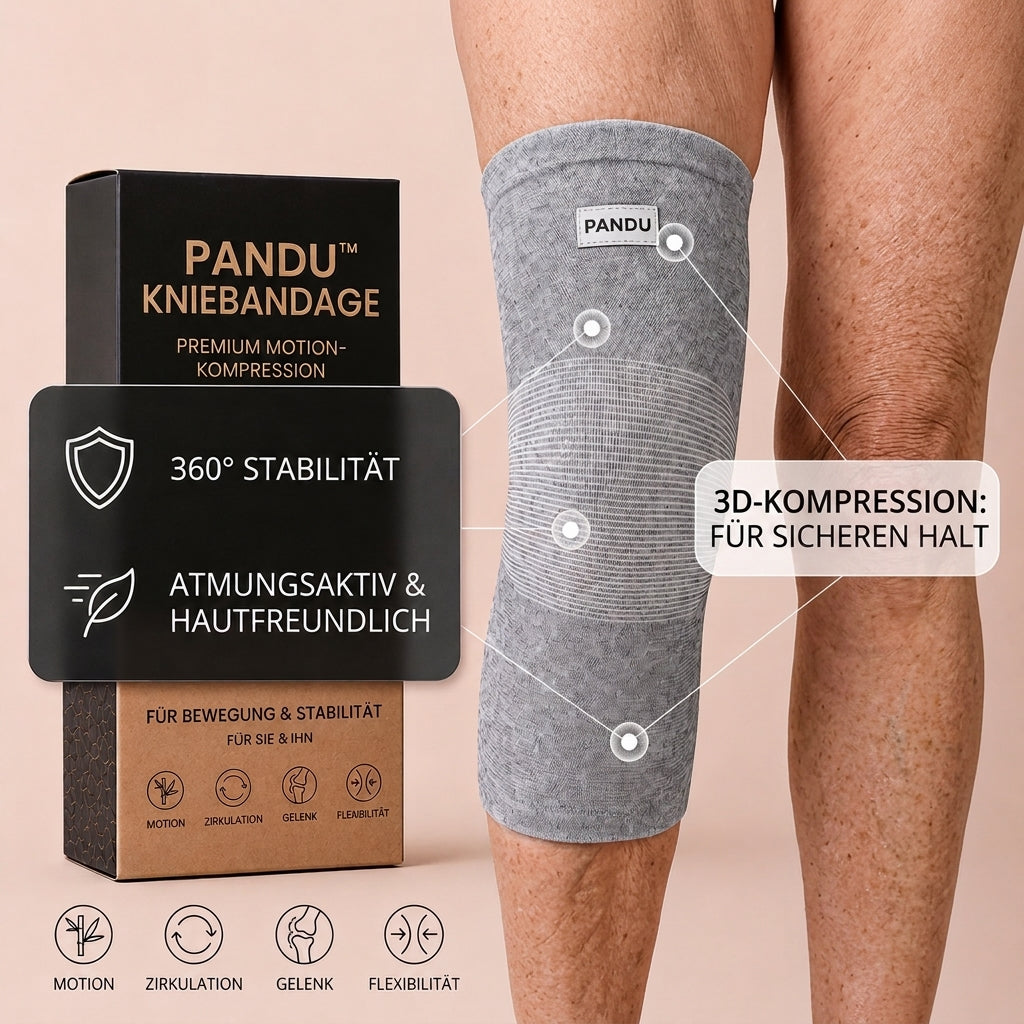 Pandu™ Bambus Kniebandage (1 Stück)
